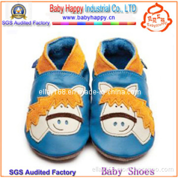Soft Sole Leather Baby Boy Shoes (BH-CS105)